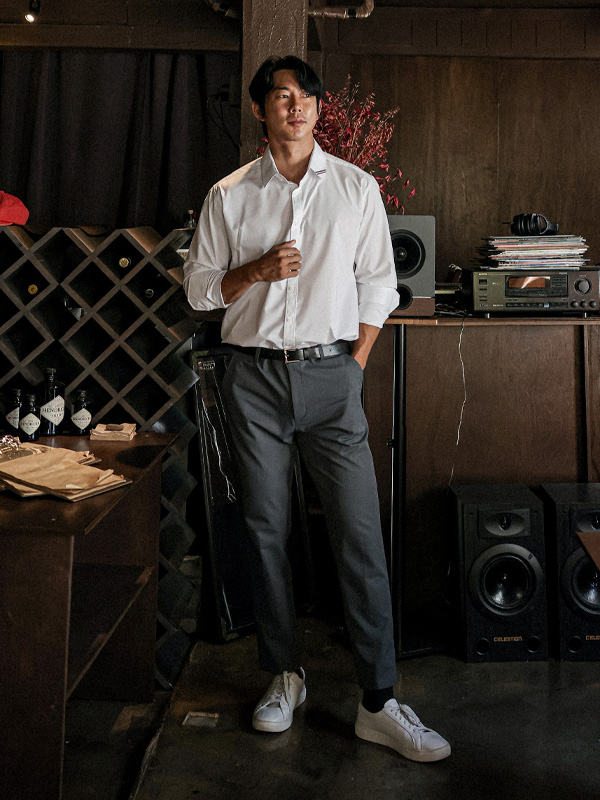 (S-3XL)<br>타바람 Slim Fit Slacks