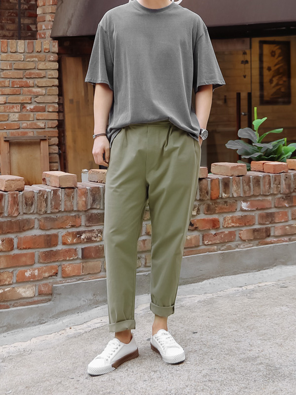 (L-6XL)<BR>우아해 banding pants<br><font color="#098a09"><B>*Select length (Basic,Long+10cm)</B></font>