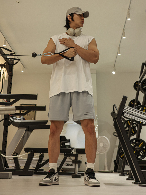 (M-6XL)<BR>이프란 Cooling 레깅스밴딩반바지<br><font color=