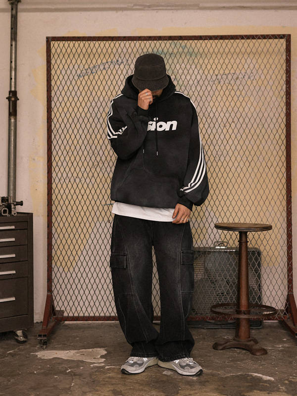 (L-6XL)<br>마단바 Cargo denim 기모밴딩팬츠 N803