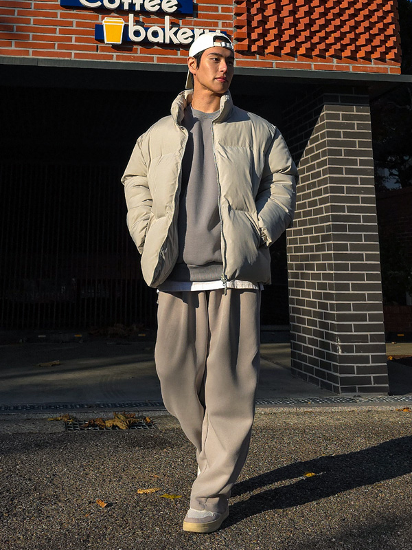 (L-3XL)<br>아마란티 Semi-wide fit 기모트레이닝팬츠 2938