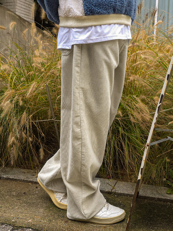 라스코프 wide fit Corduroy pants D613