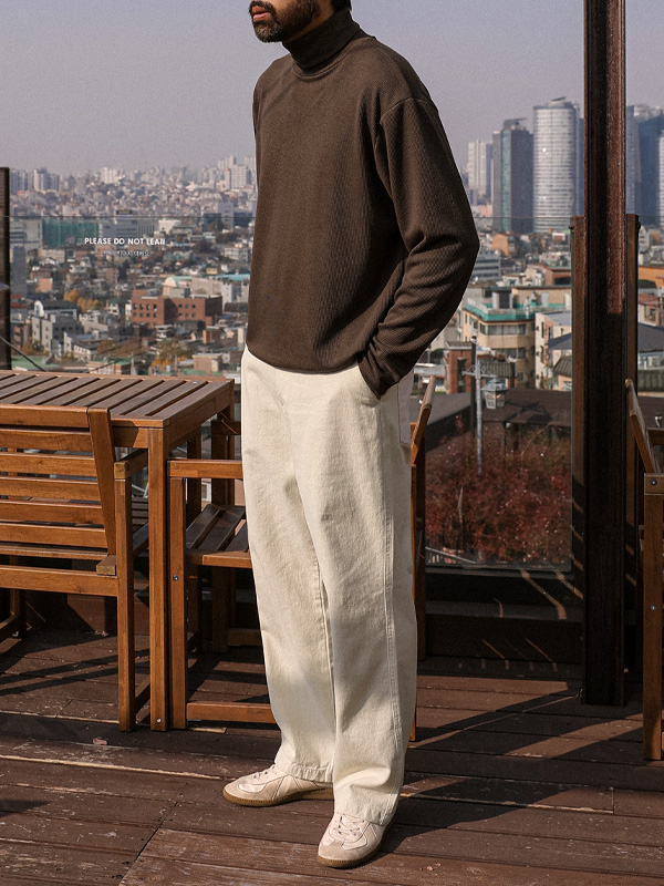 (L-6XL)<br>알코바카 넣은척 기모목폴라 T051