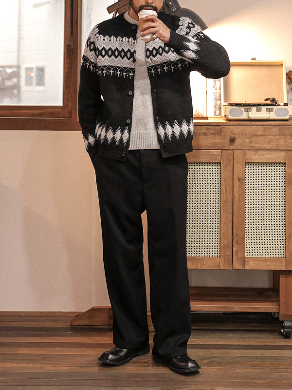 (L-5XL)<br>마카트 Semi-wide fit Back banding 피치기모 Slacks 72