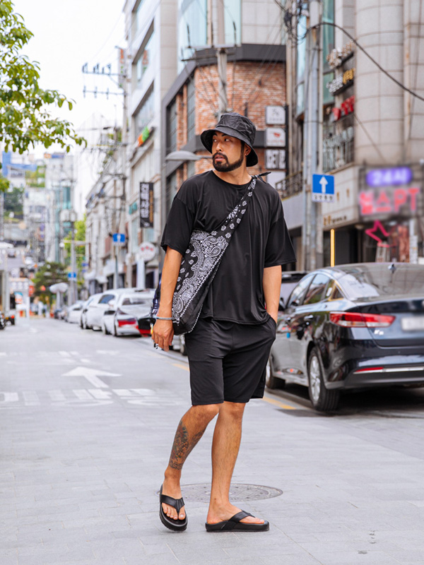 (L-5XL)<BR>퓨즈 아이스 Short T shirts