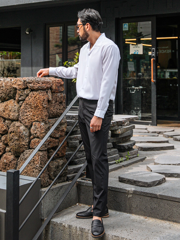 (L-6XL)<br>델리언 open collar shirt