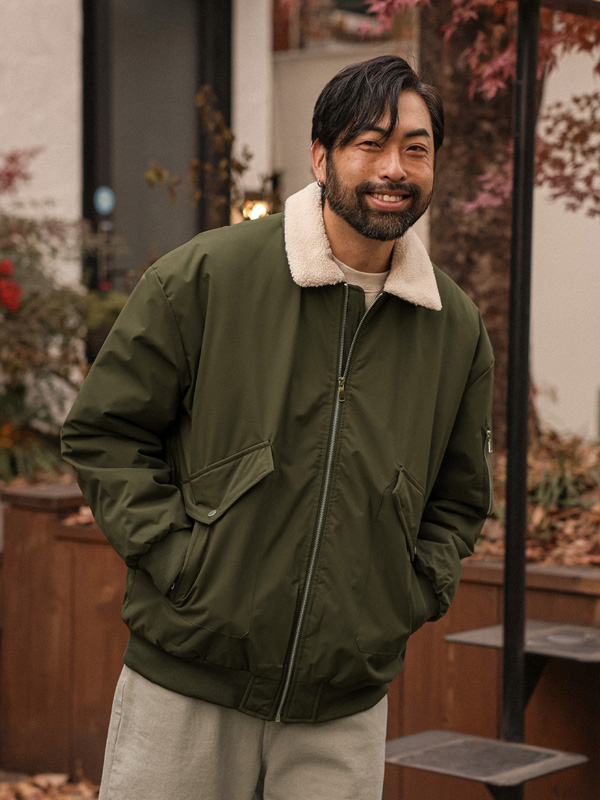 (M-5XL)<br>트라치아 항공패딩