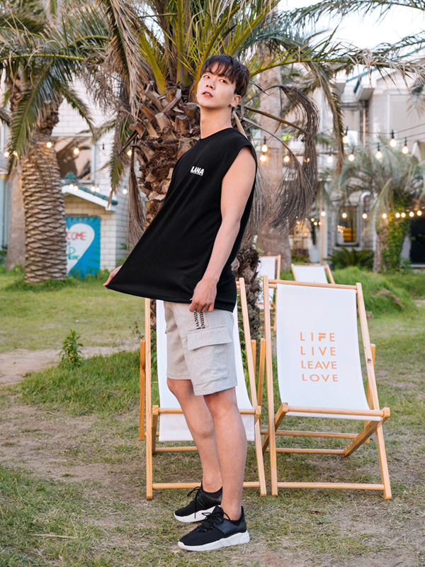 (L~5XL)<br>블로잉 LANA Sleeveless shirts