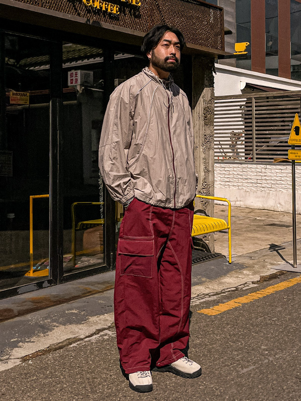 (XL-6XL)<BR>카소타 Semi-wide fit cargo-banding pants