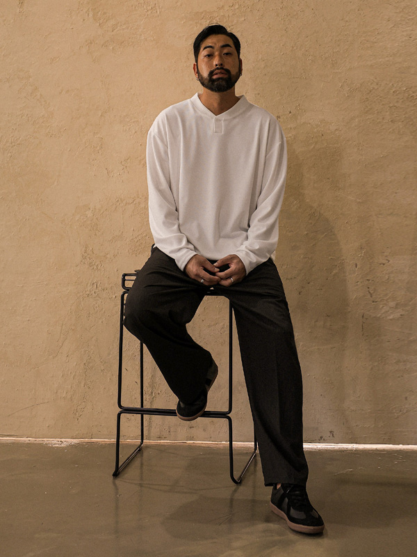 (M-5XL)<BR>스토미오 Semi-wide fit Back banding Slacks