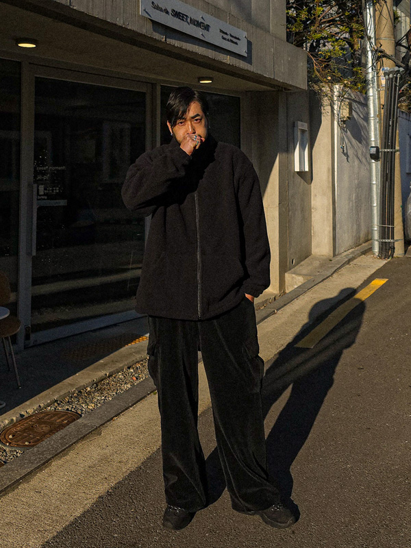 (M-6XL)<BR>팜힐 Semi-wide fit Corduroy cargo-banding pants 809