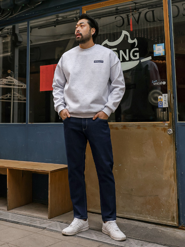 (30-46)<BR>페어링 non-wash denim pants