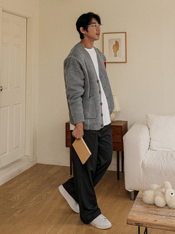 (S-5XL)<BR>쑤티 Semi-wide fit Back banding Slacks