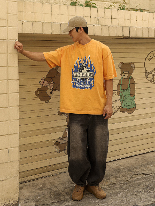 (30-46)<BR>바들렛 커브드 denim pants