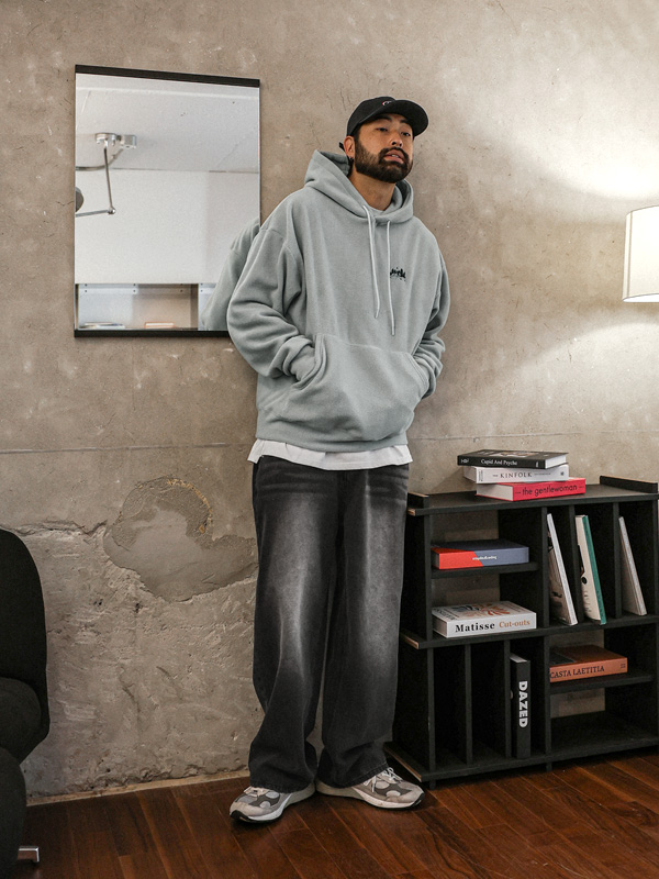 (L-7XL)<BR>산투티 Fleece Hoodie T055