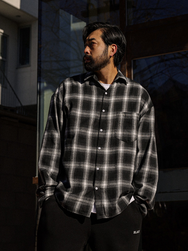 (M-4XL)<br>큐브릭 checkered shirt