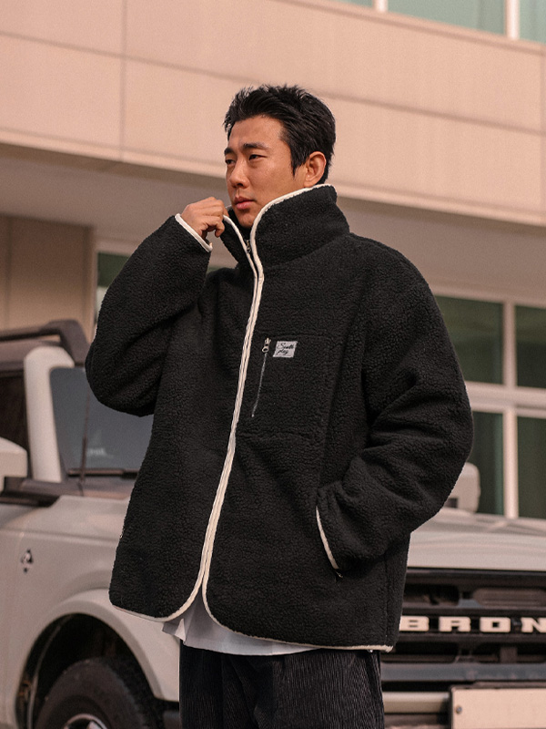 (XL-4XL)<br>쉐일라 color combination 양털점퍼