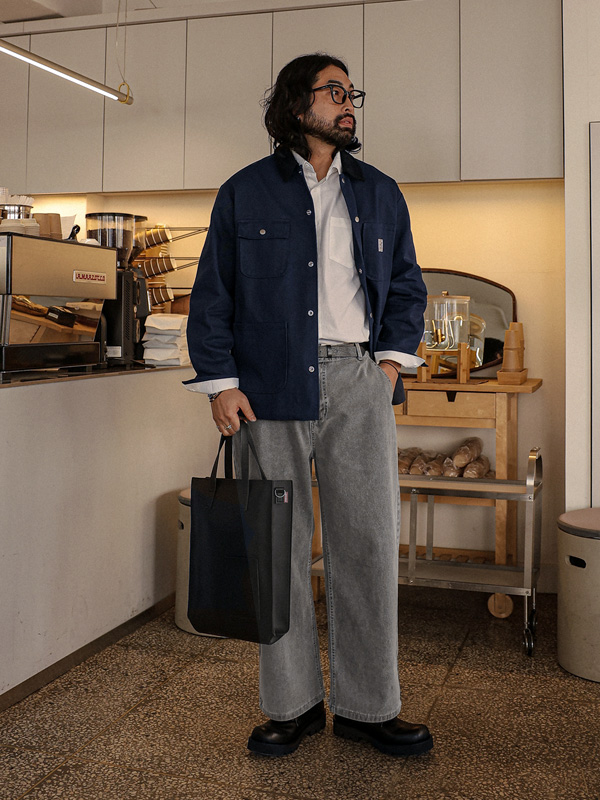 (M-4XL)<BR>비야브 Semi-wide fit banding pants