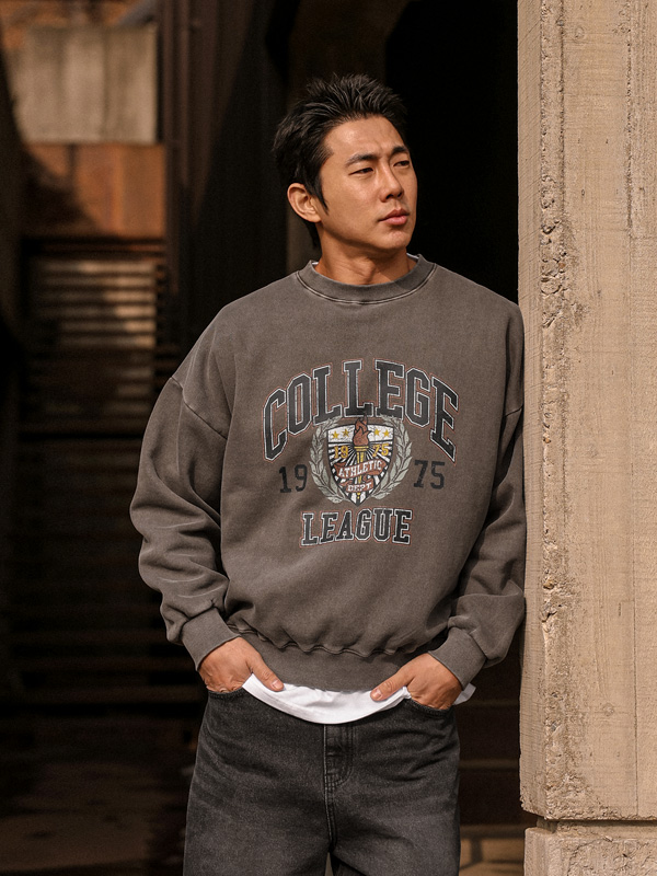 (XL-6XL)<BR>말라티아 pigment a napping sweatshirt