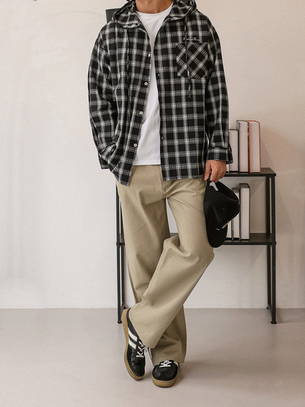 벨렝 standard fit cotton pants