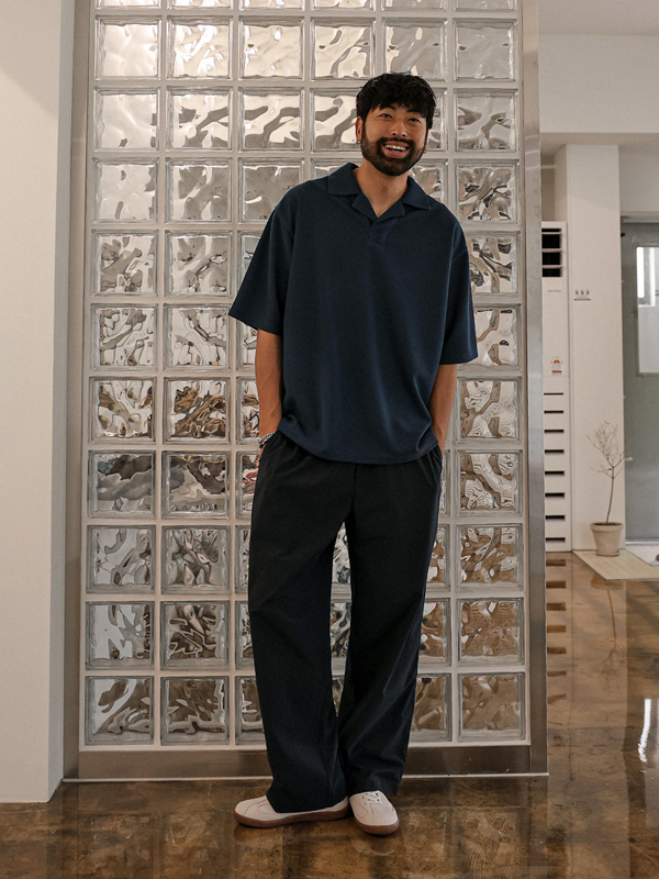 (L-6XL)<BR>쿠차보 Cooling Banding Pants(standard fit/wide fit/조거)