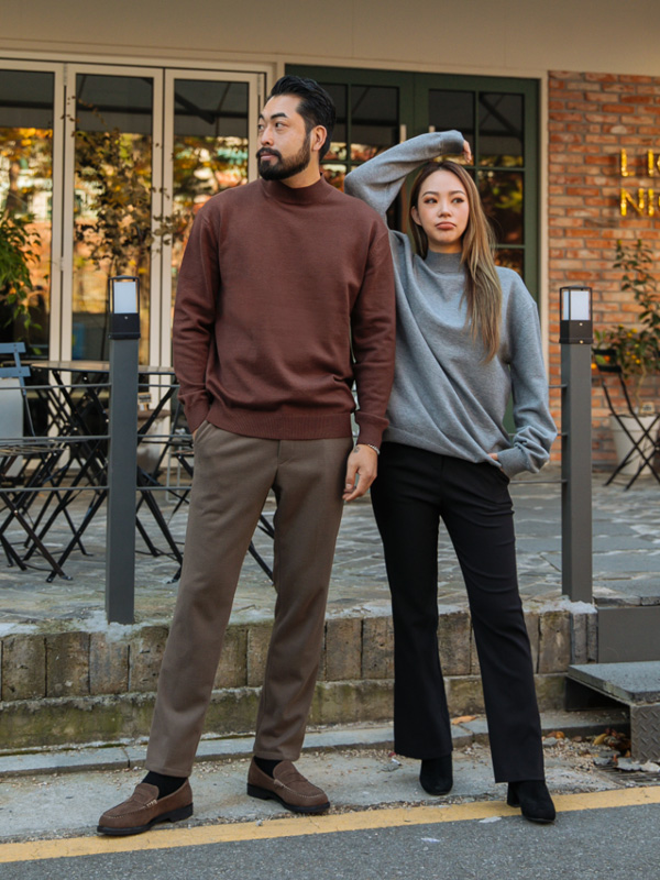 (L-5XL)<br>아르마스 반폴라 Wool knit