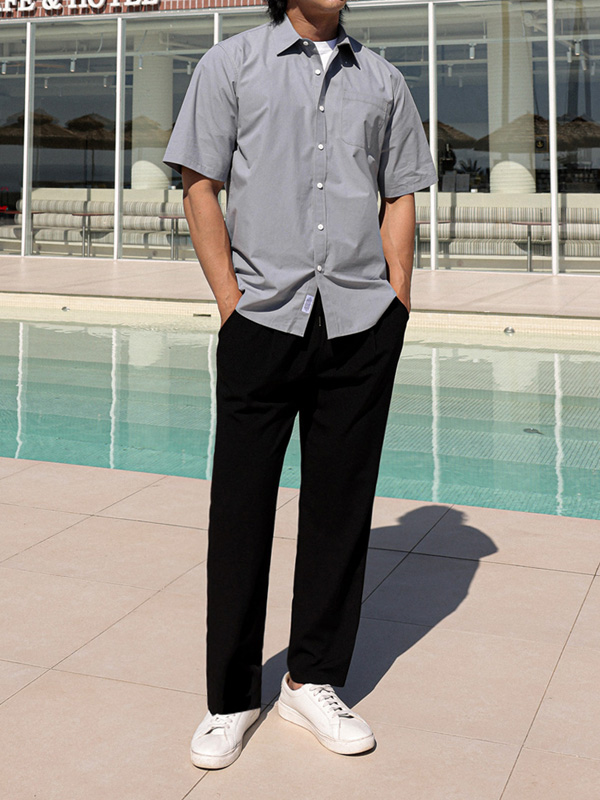 (M-5XL)<BR>바바디 standard fit banding pants