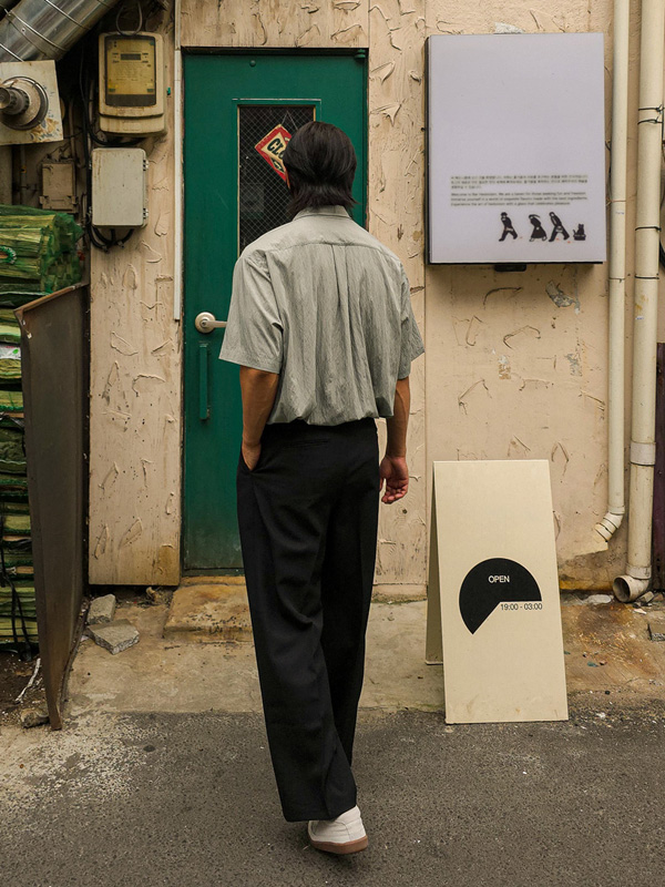 (S-4XL)<br>킨락 Semi-wide fit Slacks 694