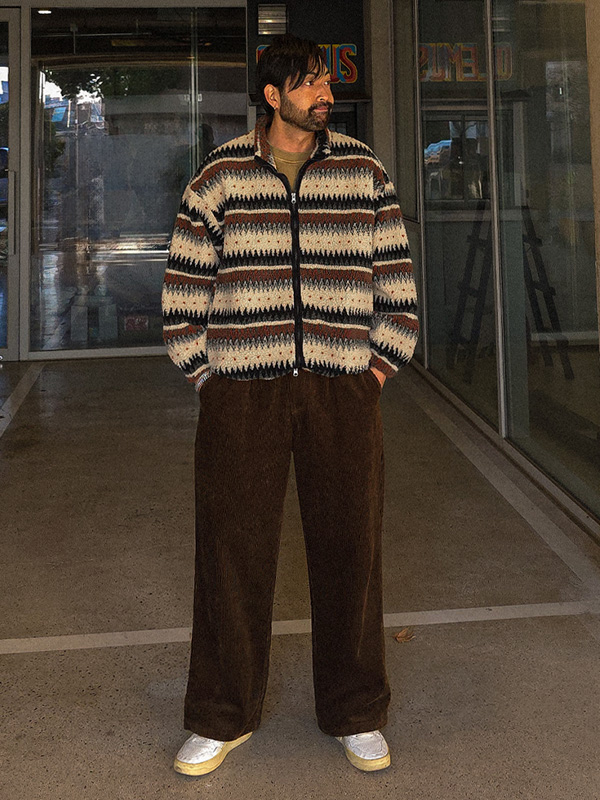 (L-7XL)<br>타틴 wide fit 골덴밴딩팬츠 1859