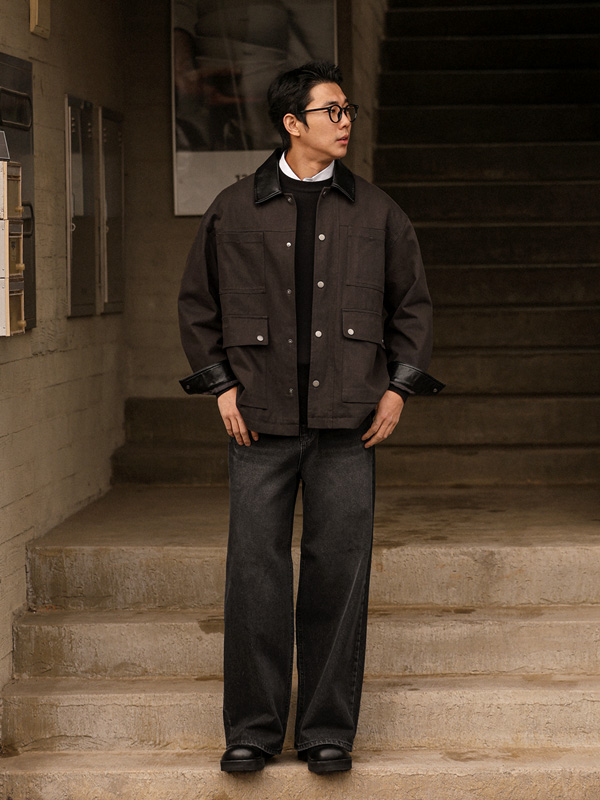 (L-7XL)<BR>슈차우치 Work jacket