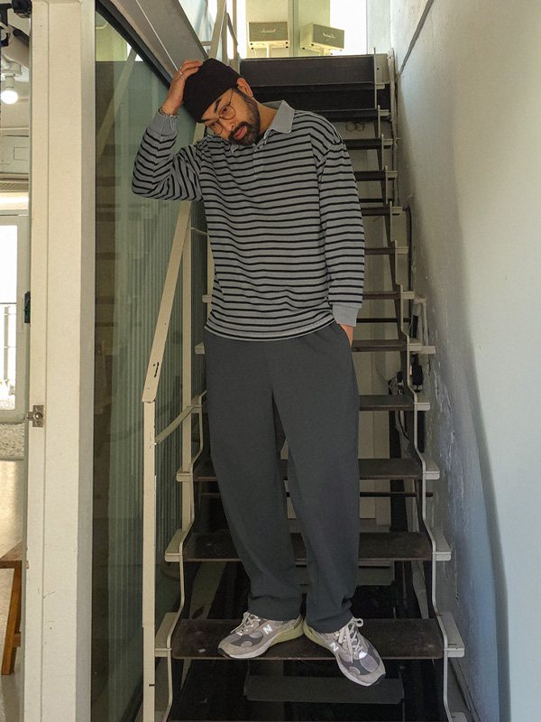 브로체니 Stripe pigment Polo