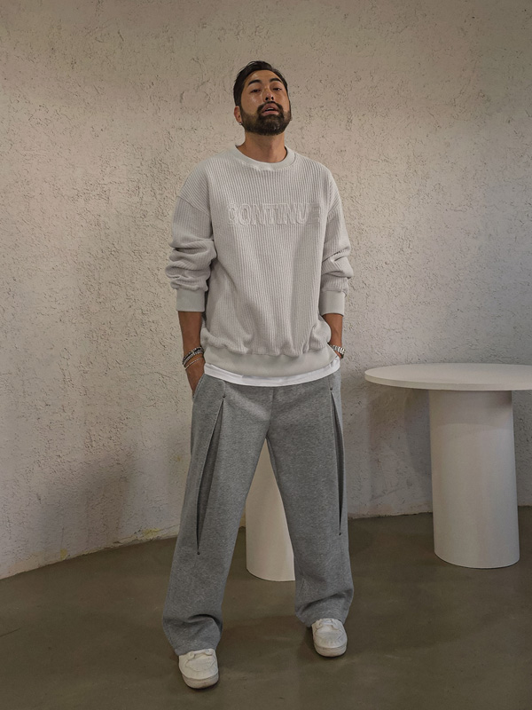 (XL-6XL)<br>투르가우 Semi-wide fit banding pants 3132