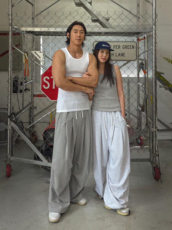 (XL-6XL)<BR>그로드노 wide fit banding pants