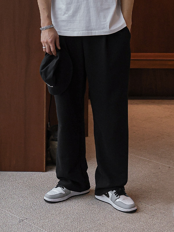 (XL-4XL)<br>라바노츠 Semi-wide banding pants