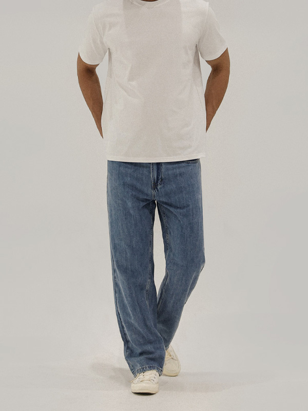 (28-40)<br>차빈 standard fit denim pants 8971