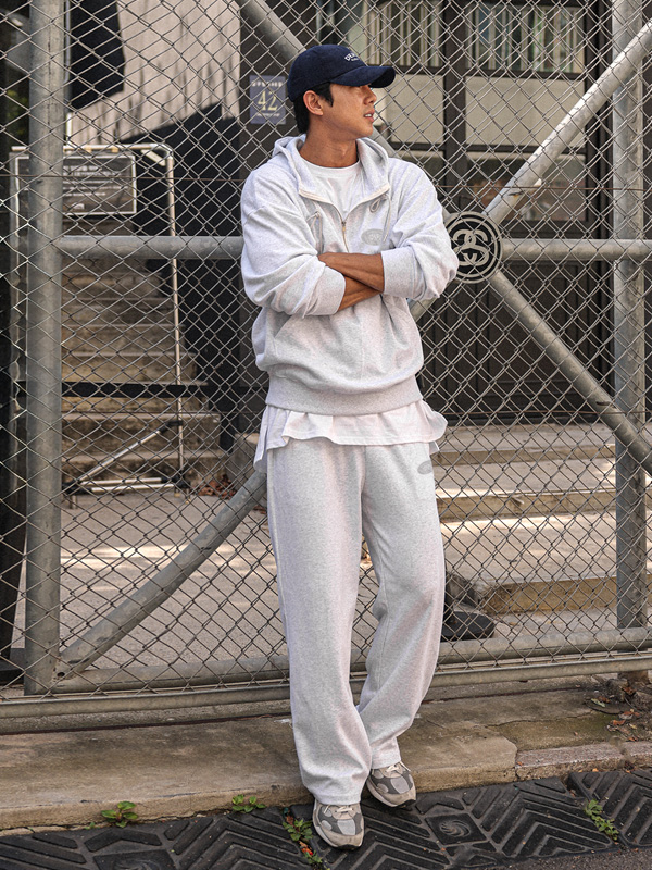 (XL-6XL)<BR>보히콘 Semi-wide fit banding pants P001