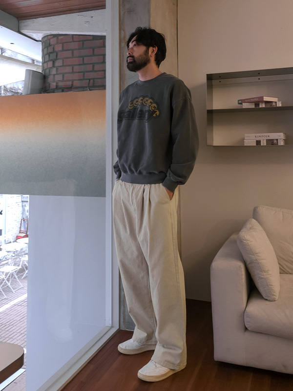 (M-4XL)<br>시우나티 Semi-wide fit 뒷밴딩면팬츠