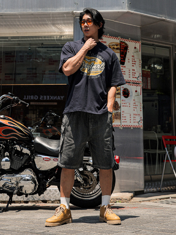 (L-5XL)<br>사리야 cargo banding shorts 262