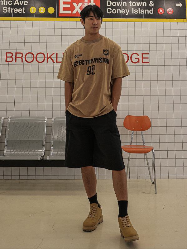 (XL-6XL)<BR>디그라스 7부밴딩팬츠