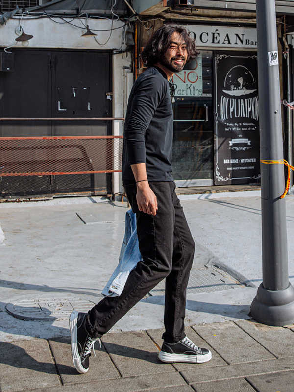 (S-5XL)<BR>우주 한 조각 denim pants 1007