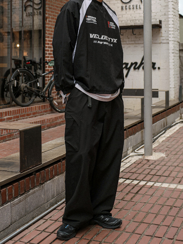 (L-7XL)<BR>비디노 Semi-wide fit cargo-banding pants