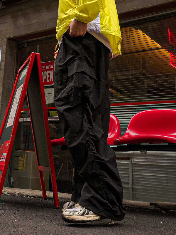 레그타 Semi-wide fit cargo-banding pants