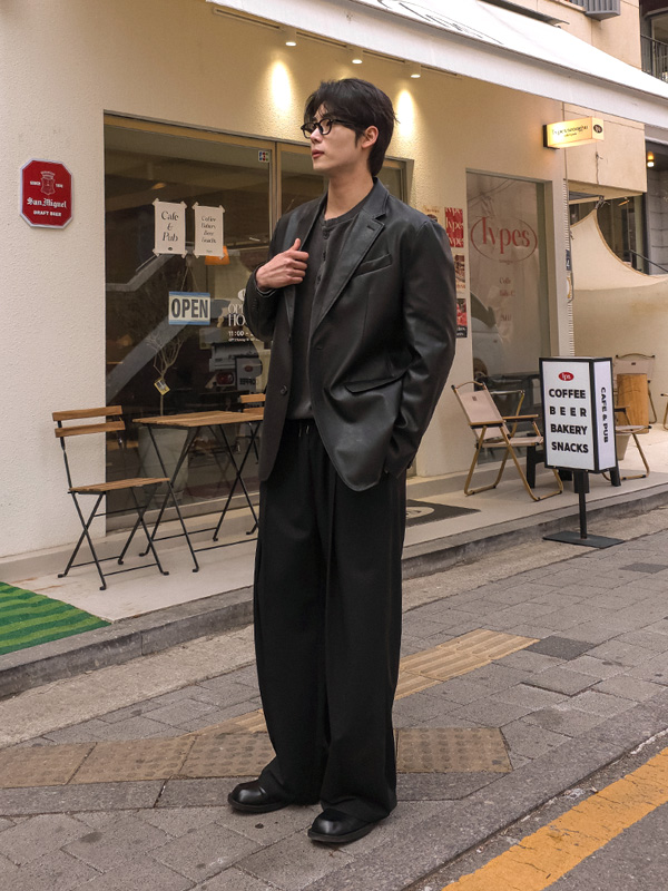 (L-4XL)<br>아치트 Semi-wide fit Banding Slacks 73