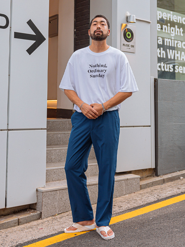 (L-6XL)<BR>아부르카 Waist control Cooling Banding Pants<br>(standard fit/wide fit)<br><font color="#098a09"><B>Select length (Basic,Long+8cm)</B></font>