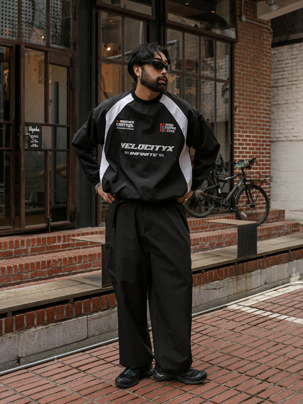 (XL-6XL)<BR>크론비 nylon man-to-man T