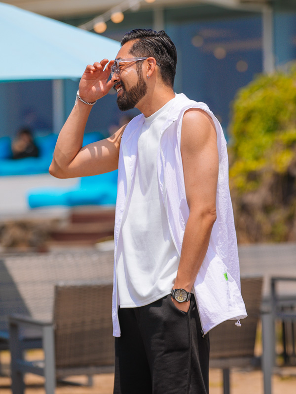 (L-5XL)<BR>우들리 Sleeveless shirts