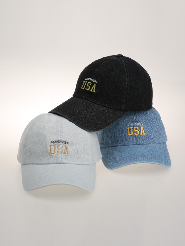 마타야 denim ball cap