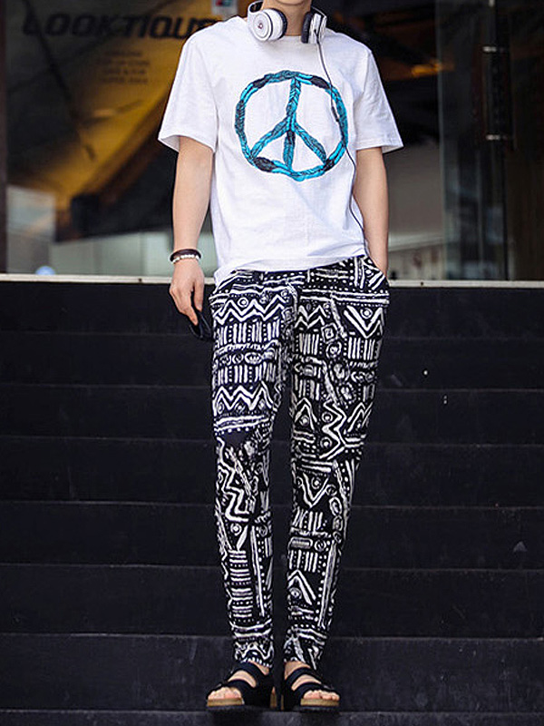 (M-4XL)<BR>Refrigerator Patterns Functional Pants <br><font color="#098a09"><B>Select length (Basic,Long+6cm)</B></font>