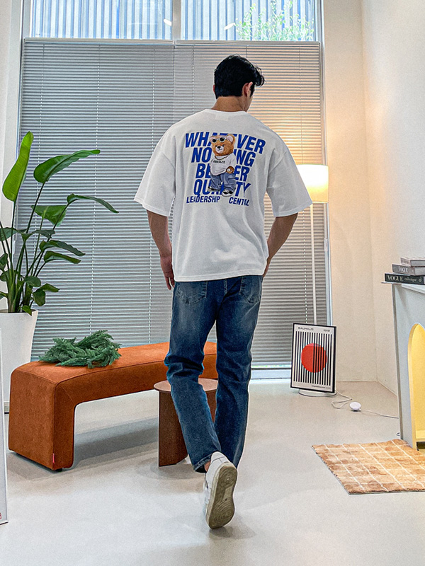 (L-5XL)<BR>모바차 Short T shirts