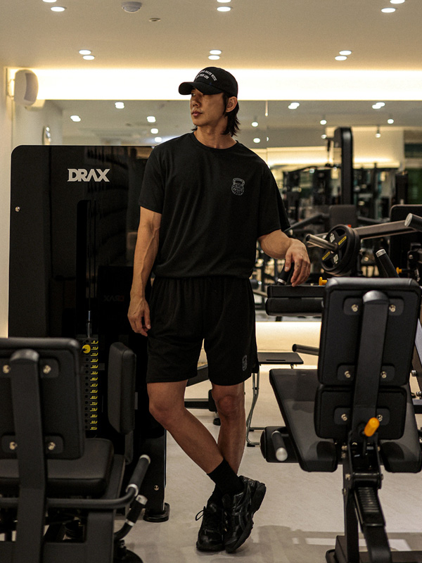 [SET](M-6XL)<br>비그달 Short T shirts+오바네스 레깅스밴딩반바지<br><font color=